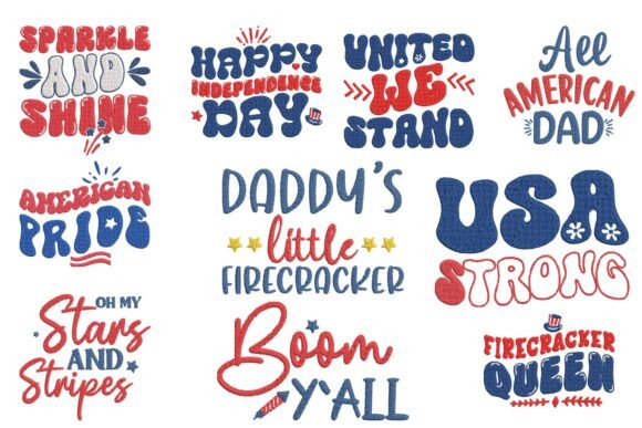 4th of July Family Embroidery Bundle Review