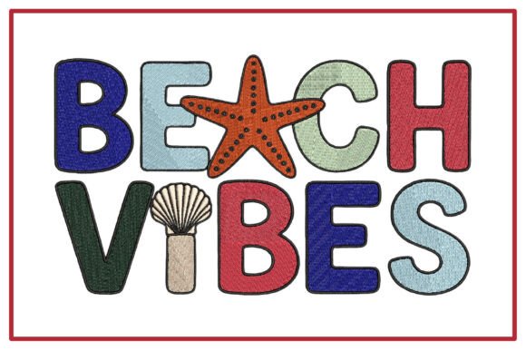 Beach Vibes Machine Embroidery Design Review