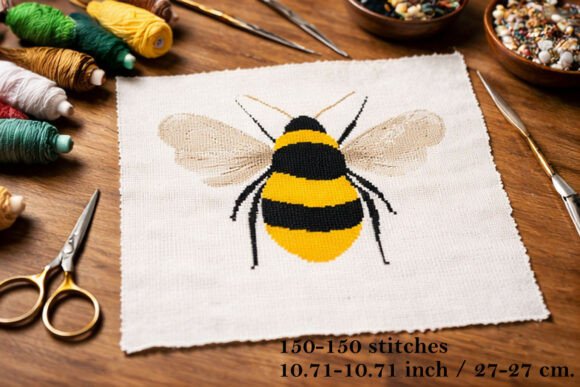 Bee Cross Stitch Pattern 10 I: A Maker’s Review