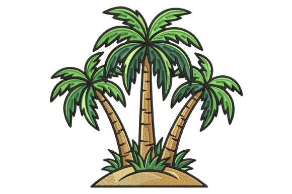Coconut Tree Embroidery Designs Review