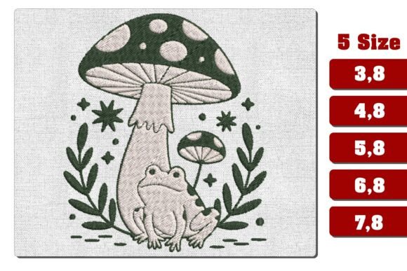 Cottagecore Frog and Mushroom Embroidery Review
