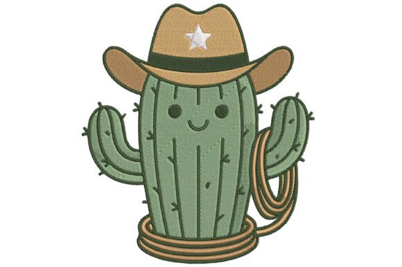Cute Cactus Cowboy Embroidery Design Review
