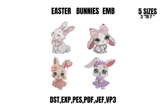 Easter Bunnies Boutique Embroidery Set Review