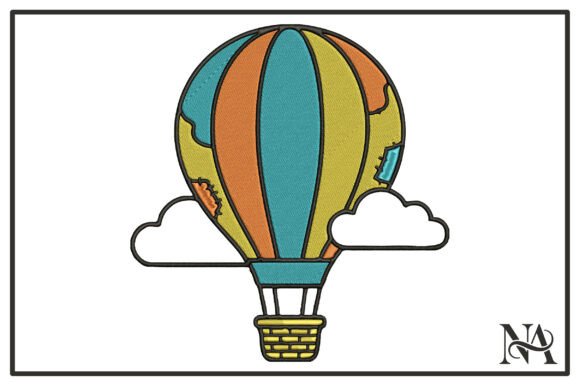 Hot Air Balloon Clouds Embroidery Review