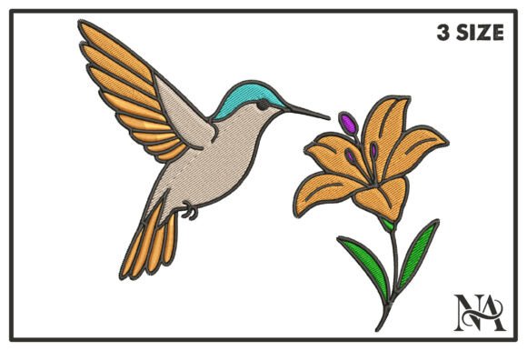 Hummingbird and Lily Embroidery Design Review