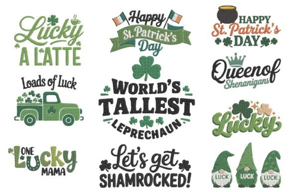 Lucky St Patricks Day Embroidery Bundle Review