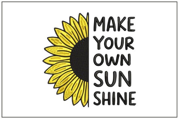 Make Your Own Sunshine Embroidery Design Review
