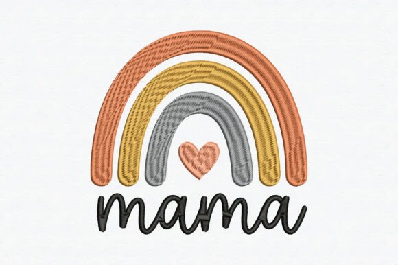 Mama Rainbow Embroidery Design: A Boutique Review