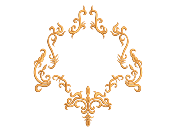 Ottoman Maras Wreath Embroidery for Boutique Apparel