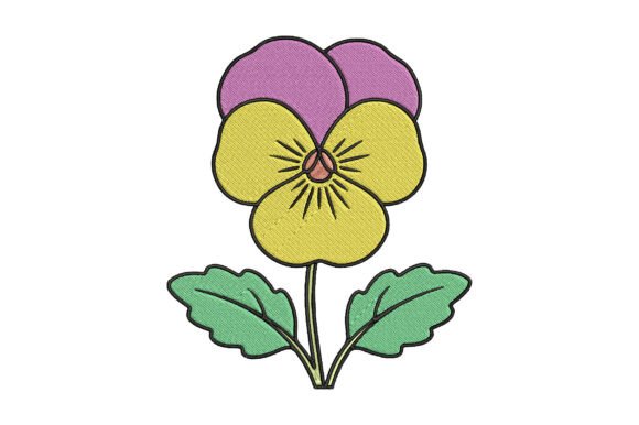 Pansy Flower Embroidery Design: A Professional Review