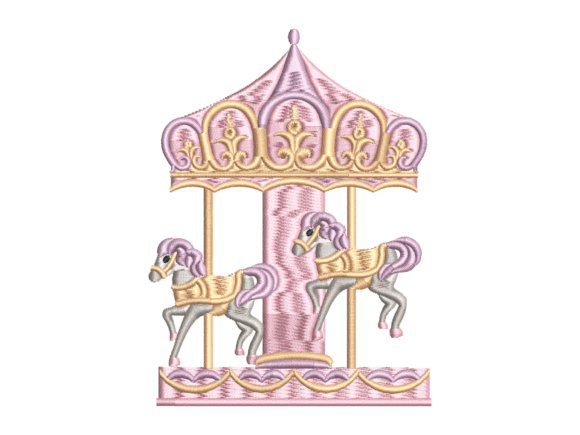 Pastel Carousel Embroidery: A Designer's Review
