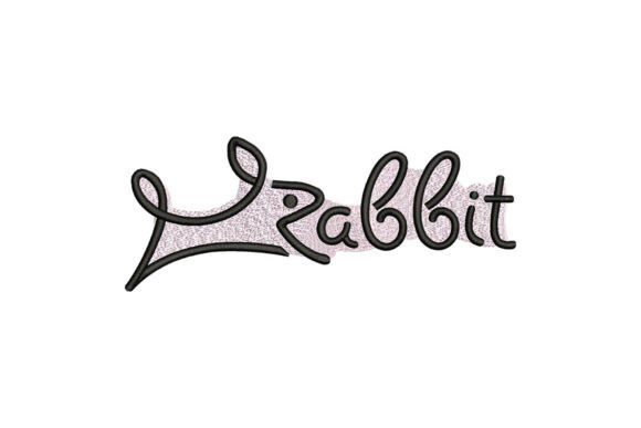 Rabbit Script Embroidery Design: A Business Review