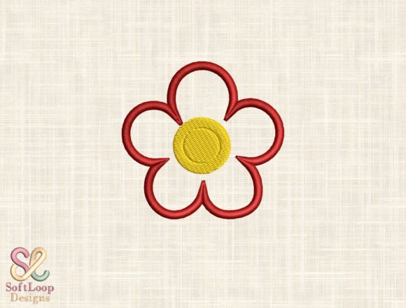 Review: Minimalist Simple Flower Embroidery File