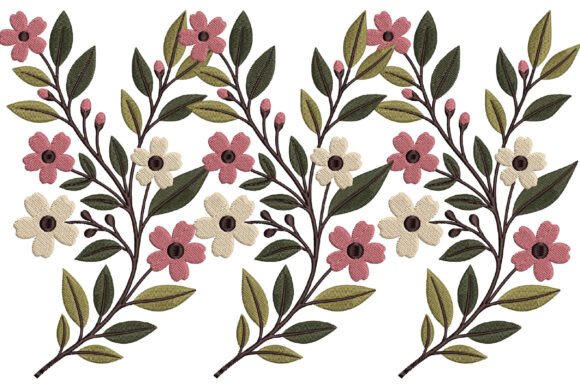 Rustic Floral Vine Embroidery Design Review