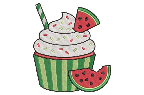 Watermelon Cupcake Embroidery Design Review
