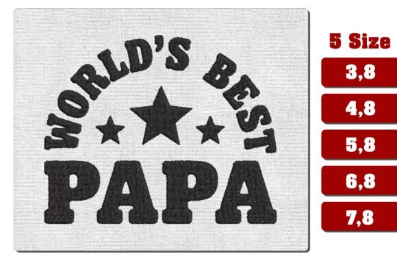 World's Best Papa Stars: An Embroidery Review